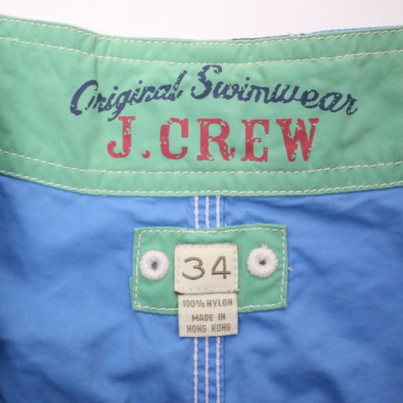 J.Crew Mens 34" Colorblock Cargo Swim Trunks - Picture 5 of 5